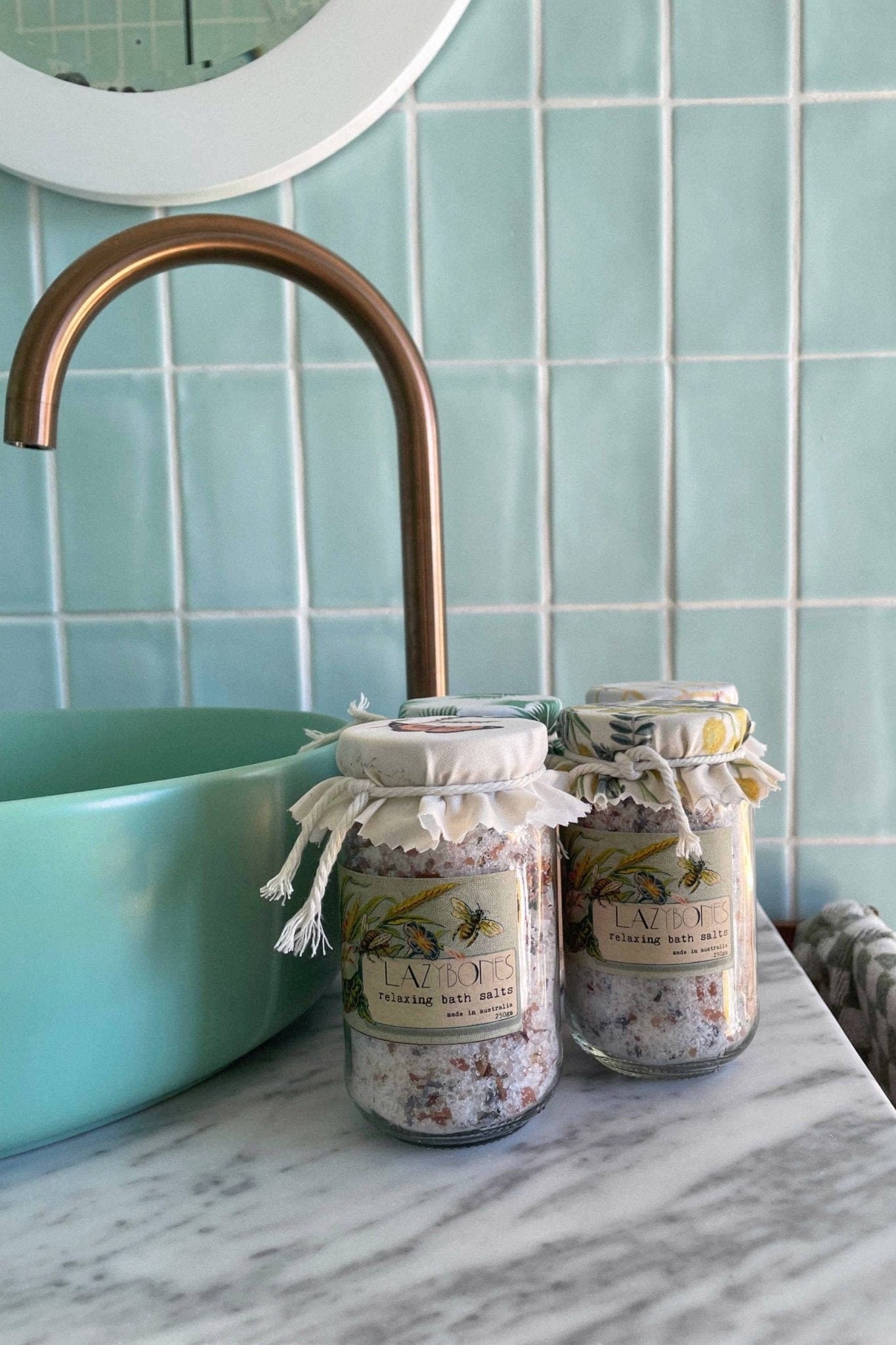 Lazybones Bath + Body Bath Salts - Lavender