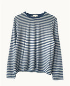 Buy Little Lies - Athena Top - Washed Blue Stripe by Little Lies - at Hamish + Grace