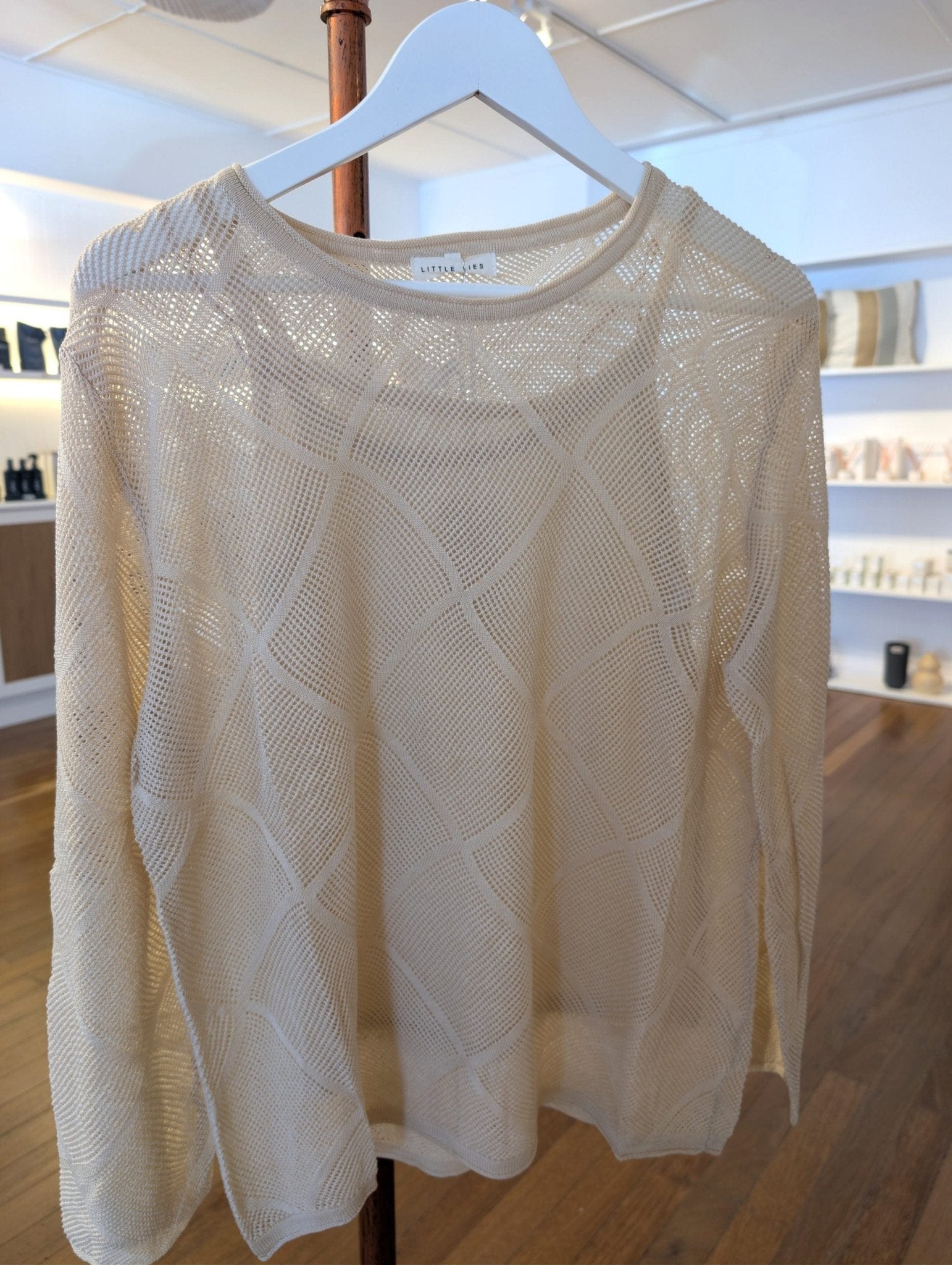 Buy Little Lies - Aya Knit – Natural by Little Lies - at Hamish + Grace