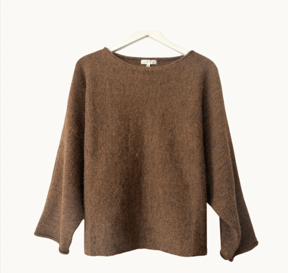 Buy Little Lies - Batwing Speckle Knit - Cinnamon by Little Lies - at Hamish + Grace