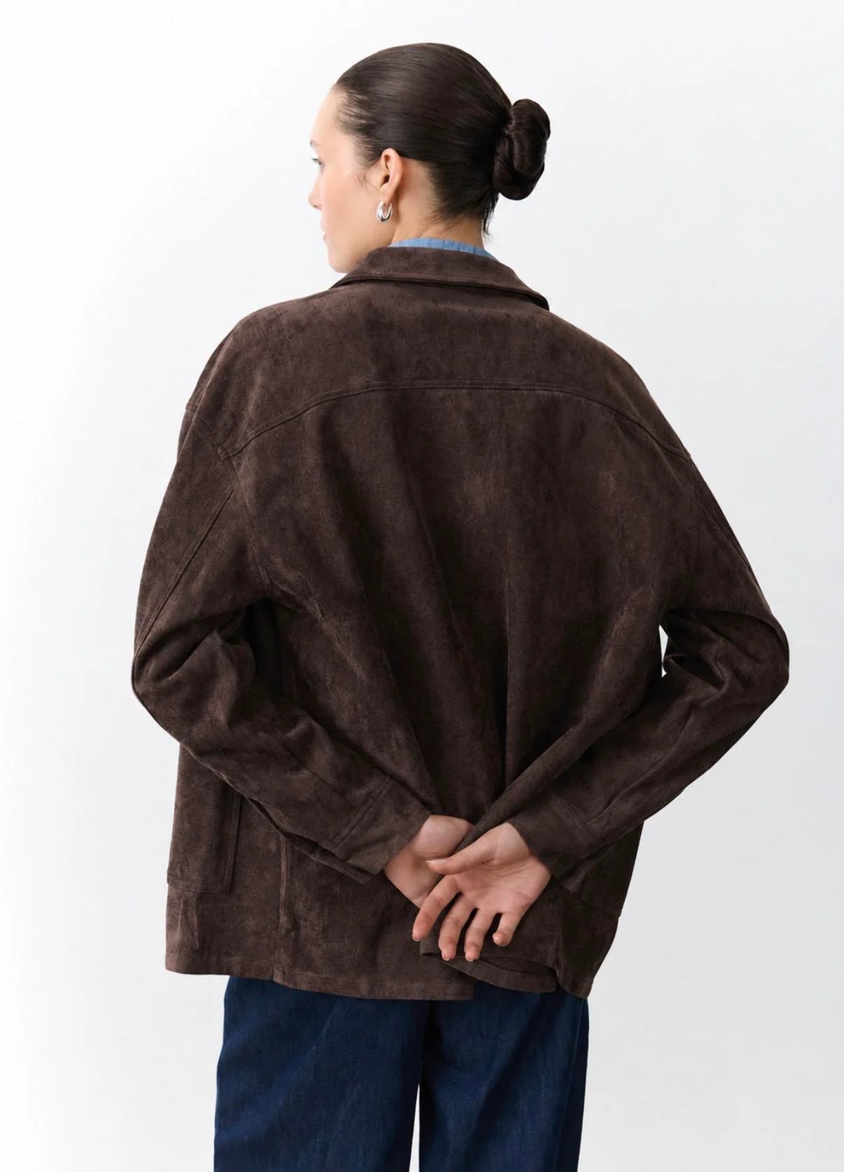 Buy Little Lies - Billie Faux Suede Shacket by Little Lies - at Hamish + Grace