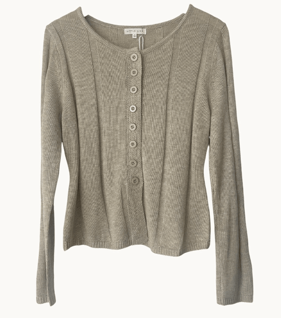Buy Little Lies - Coco Cardigan - Natural by Little Lies - at Hamish + Grace