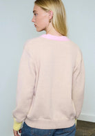 Buy Little Lies - Colour Block Cardi - Pink by Little Lies - at Hamish + Grace