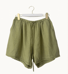 Buy Little Lies - Dominique Crochet Shorts - Olive by Little Lies - at Hamish + Grace