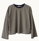 Buy Little Lies - Drift Stripe Top - Navy Stripe by Little Lies - at Hamish + Grace