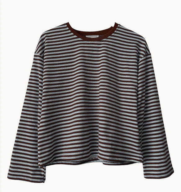 Buy Little Lies - Drift Stripe Top - Rust Stripe by Little Lies - at Hamish + Grace