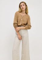Little Lies Fashion Little Lies - Chloe Cardigan - Taupe K25011401