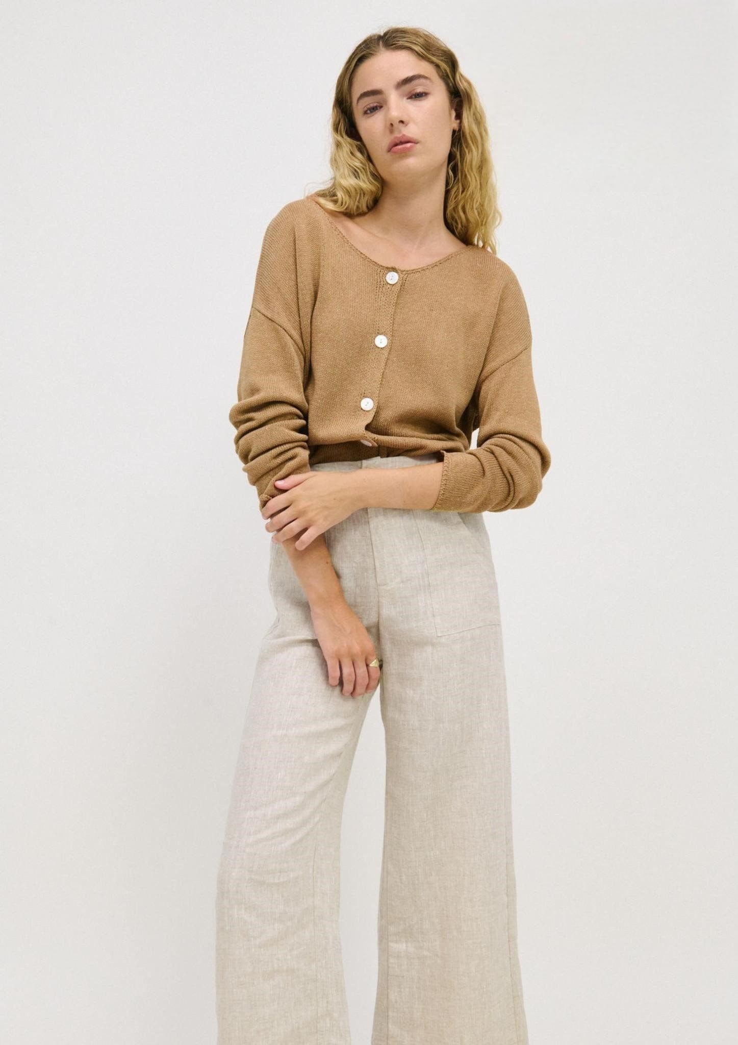 Little Lies Fashion Little Lies - Chloe Cardigan - Taupe K25011401