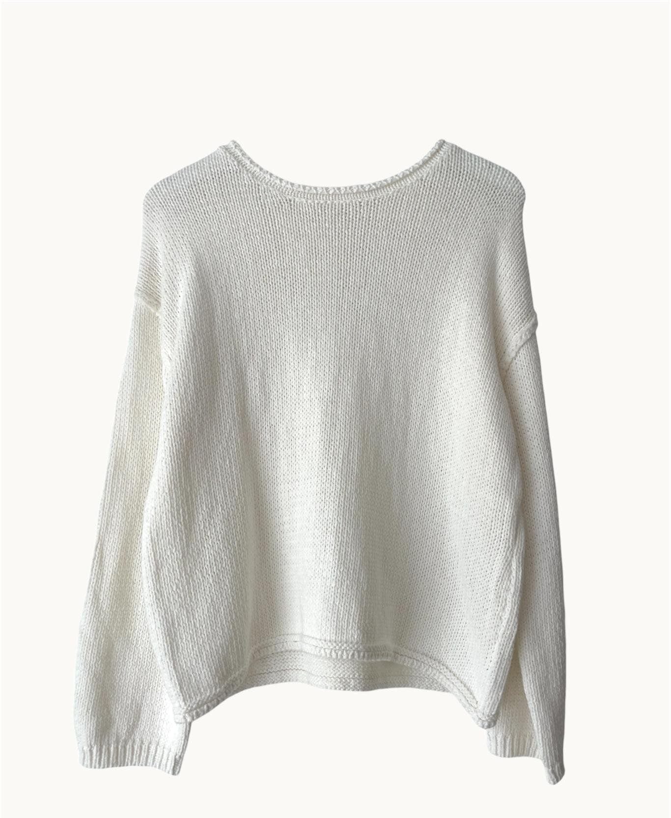 Little Lies Fashion Little Lies - Raya Knit Jumper - White