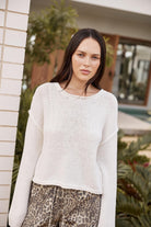 Little Lies Fashion Little Lies - Raya Knit Jumper - White