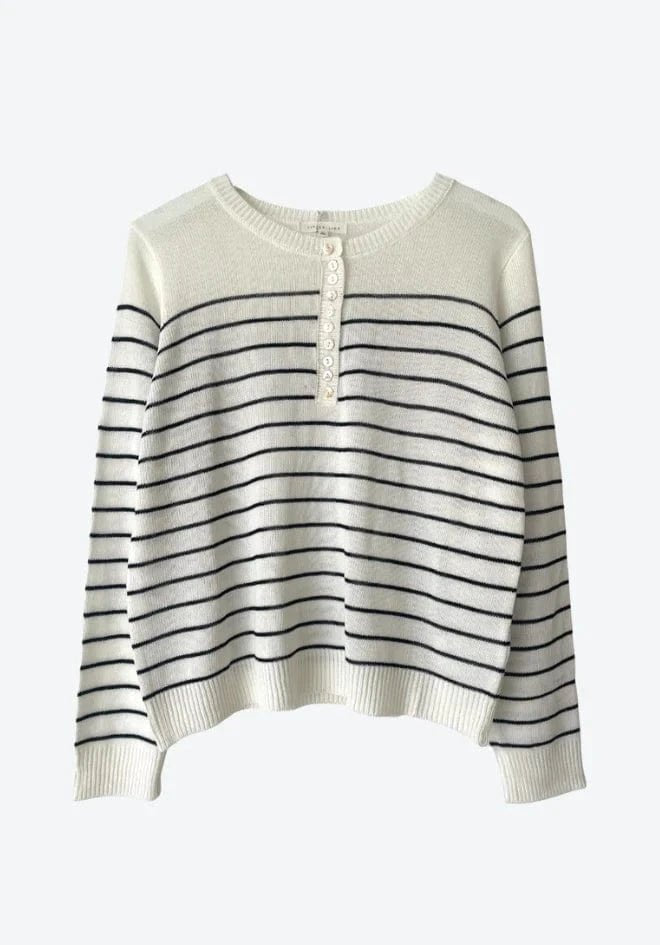 Buy Little Lies - Gia Knit - Navy - by Little Lies - at Hamish + Grace