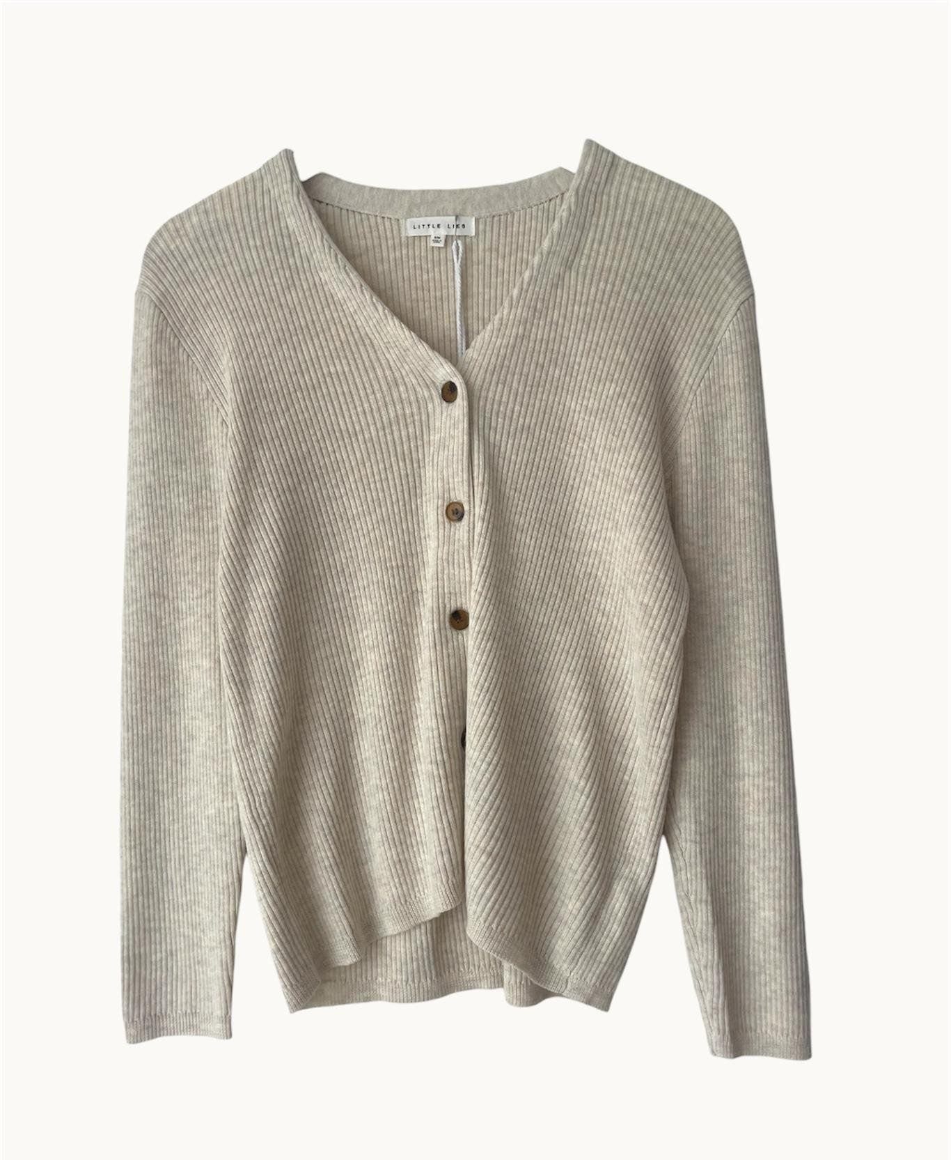 Buy Little Lies - Lauren Cardigan - Natural - K19121111 by Little Lies - at Hamish + Grace