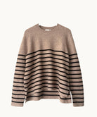 Buy Little Lies - Lexie Stripe Jumper - Mocha/Brown by Little Lies - at Hamish + Grace