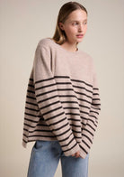 Buy Little Lies - Lexie Stripe Jumper - Mocha/Brown by Little Lies - at Hamish + Grace