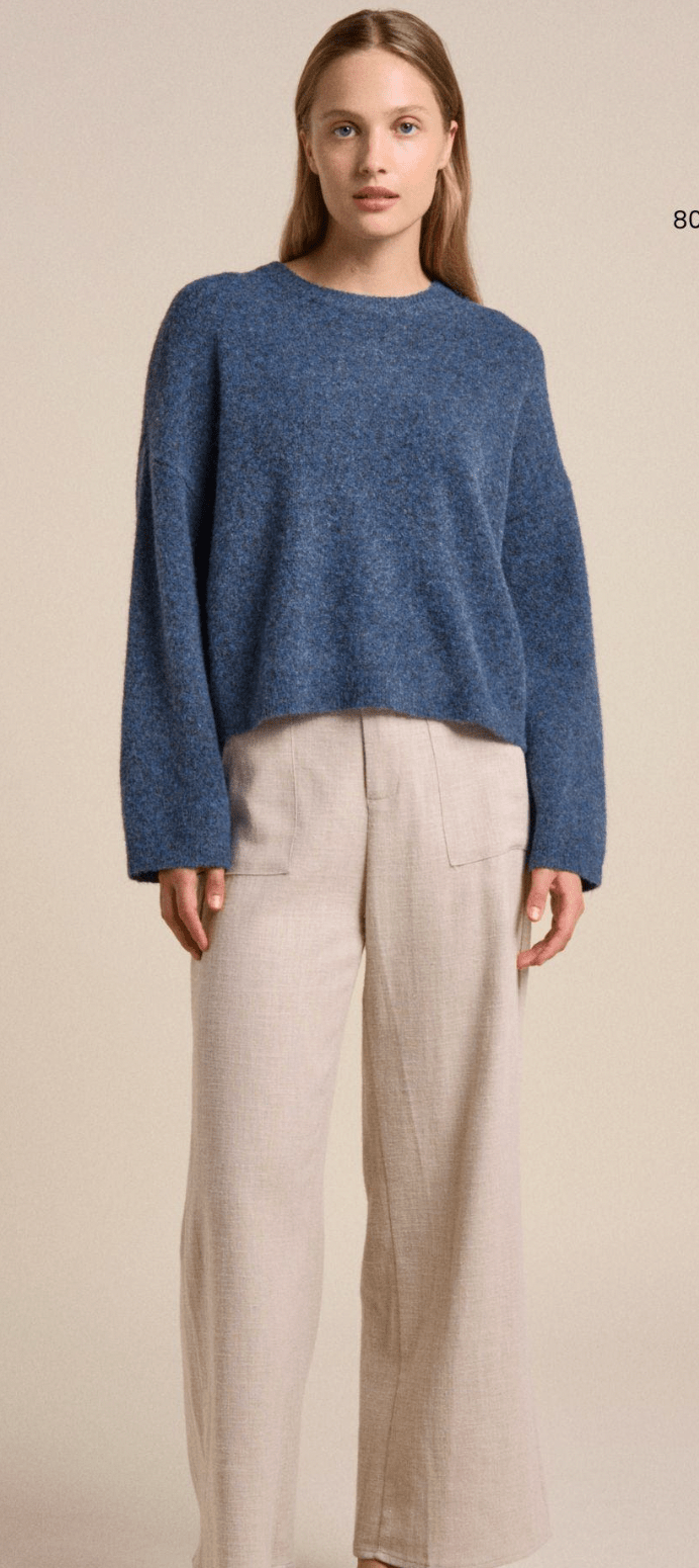 Buy Little Lies - Little Lies Otto Knit – Navy by Little Lies - at Hamish + Grace