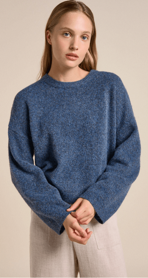Buy Little Lies - Little Lies Otto Knit – Navy by Little Lies - at Hamish + Grace