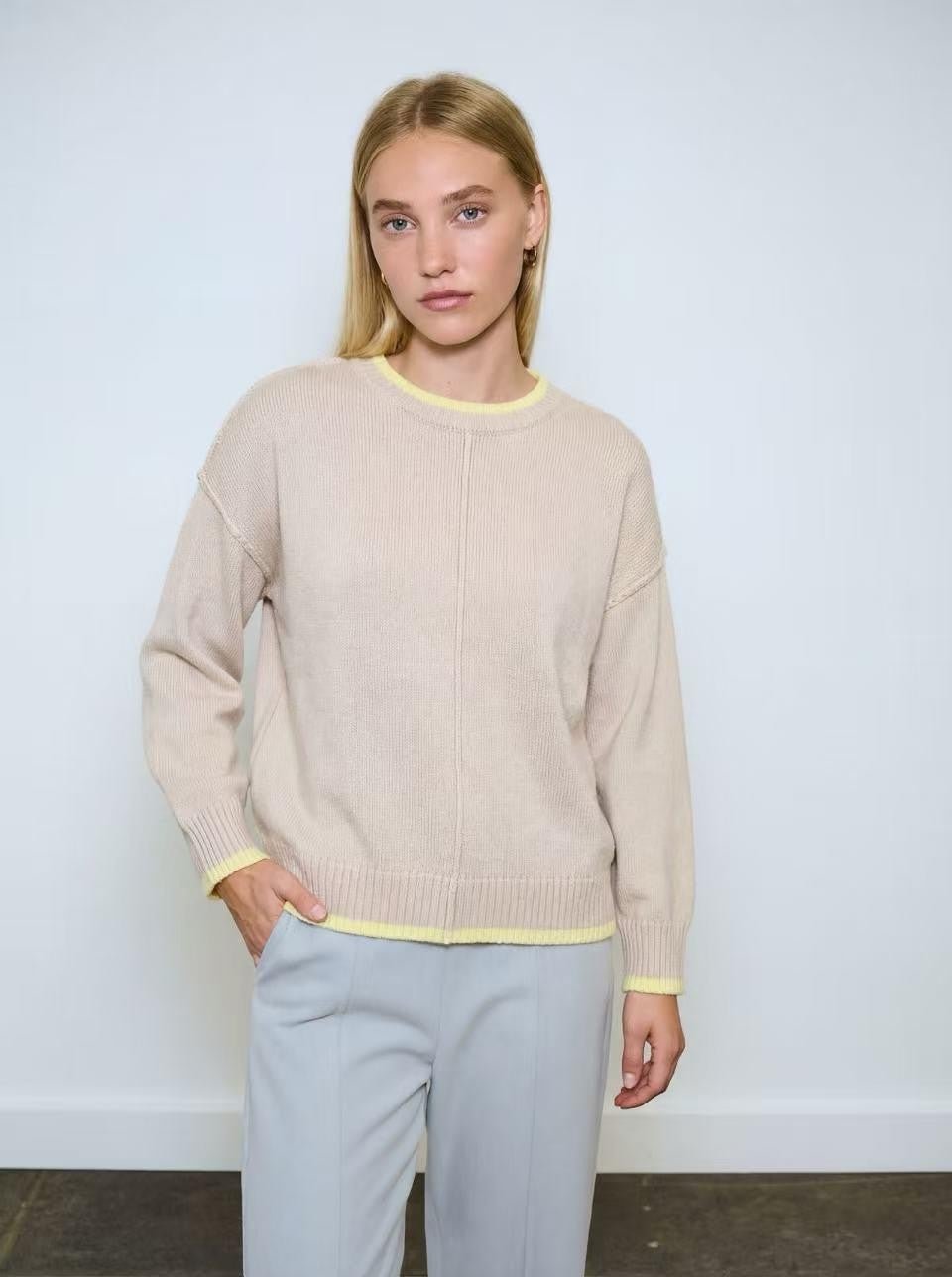 Buy Little Lies - Lola Jumper - Beige by Little Lies - at Hamish + Grace