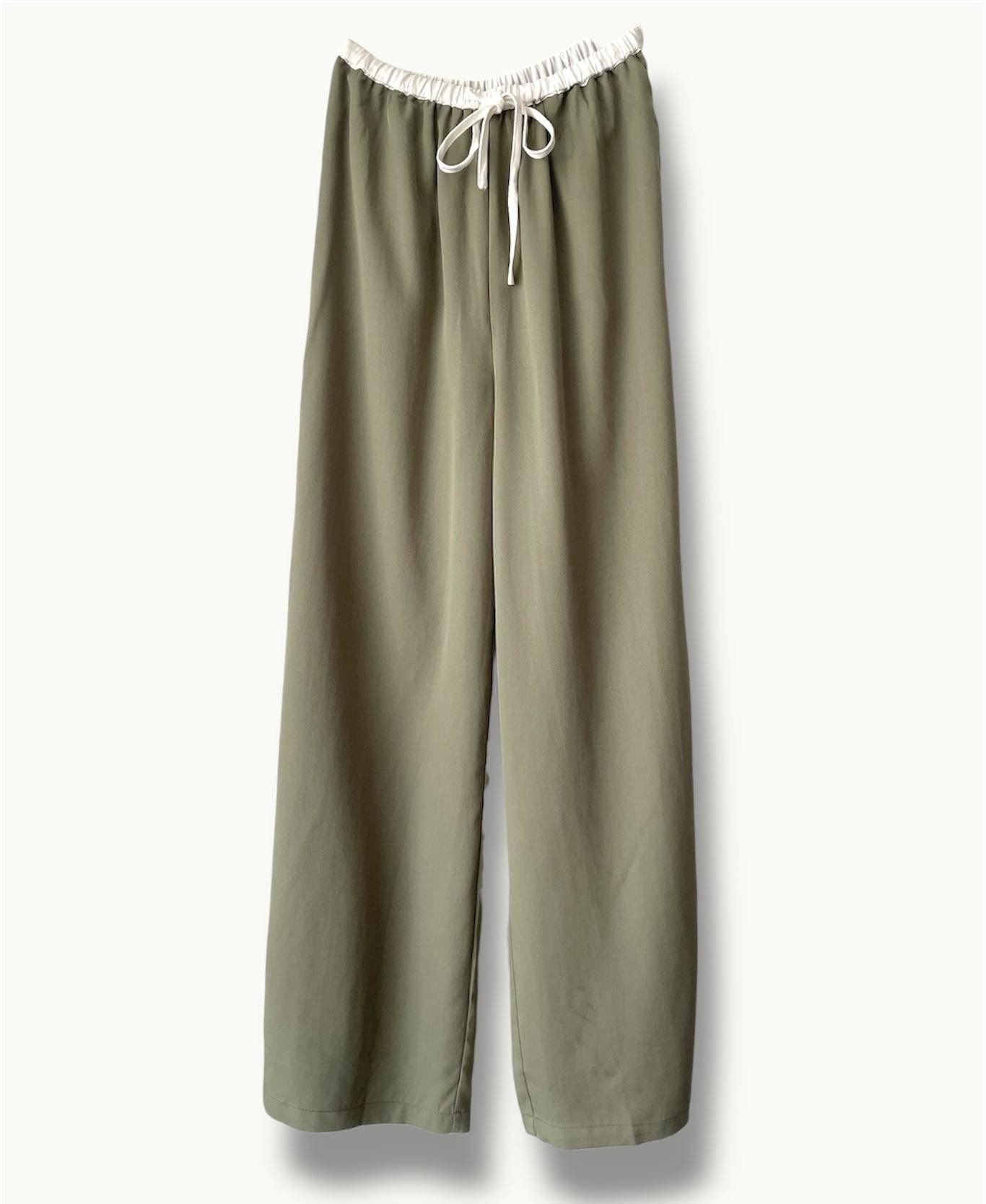 Buy Little Lies - Lottie Pant - Khaki by Little Lies - at Hamish + Grace
