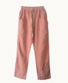 Buy Little Lies - Luxe Linen Pant - Salmon by Little Lies - at Hamish + Grace