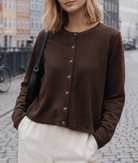 Buy Little Lies - Lydia Cardigan - Chocolate by Little Lies - at Hamish + Grace