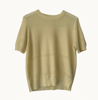 Buy Little Lies - Maddie Knit Tee | Lemon Sorbet by Little Lies - at Hamish + Grace