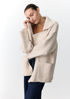 Buy Little Lies - Mahalia Coatigan - Oatmeal by Little Lies - at Hamish + Grace