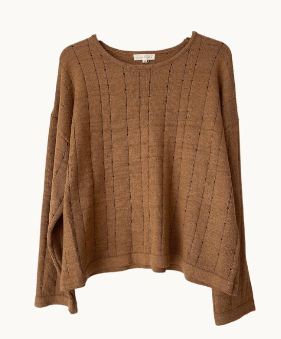 Buy Little Lies - Mia Jumper - Toffee by Little Lies - at Hamish + Grace