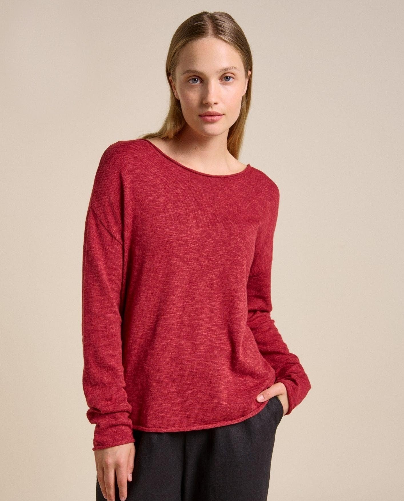 Buy Little Lies - Nellie Top – Cherry by Little Lies - at Hamish + Grace
