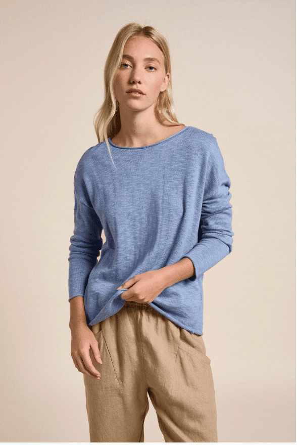 Buy Little Lies - Nellie Top - Nantucket Blue by Little Lies - at Hamish + Grace