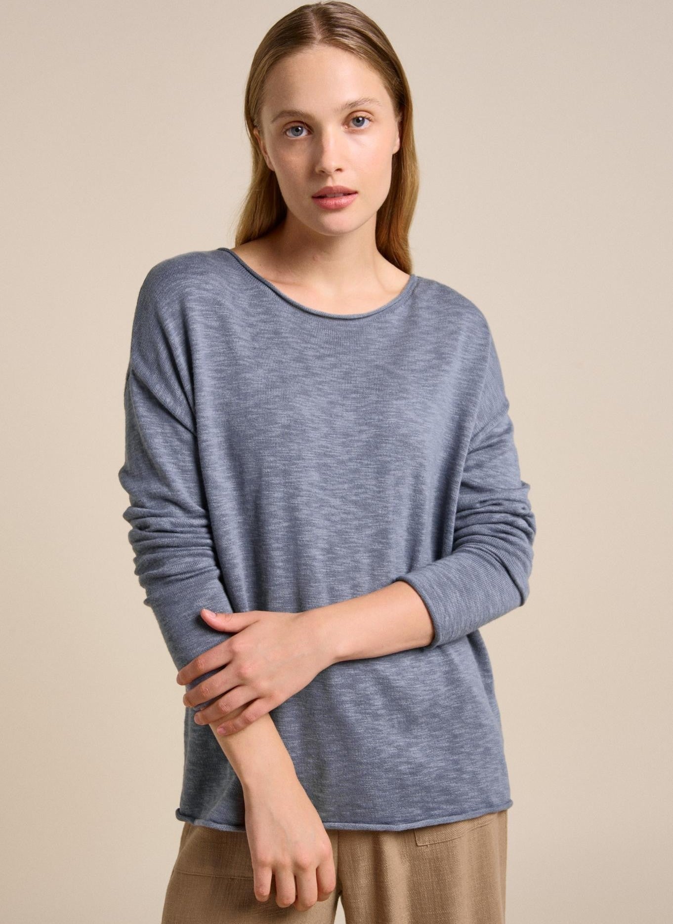 Buy Little Lies - Nellie Top – Steel by Little Lies - at Hamish + Grace