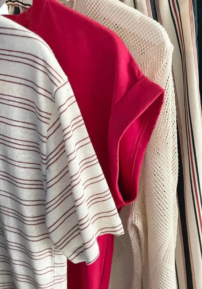 Buy Little Lies - Rhodes Tee - Red by Little Lies - at Hamish + Grace