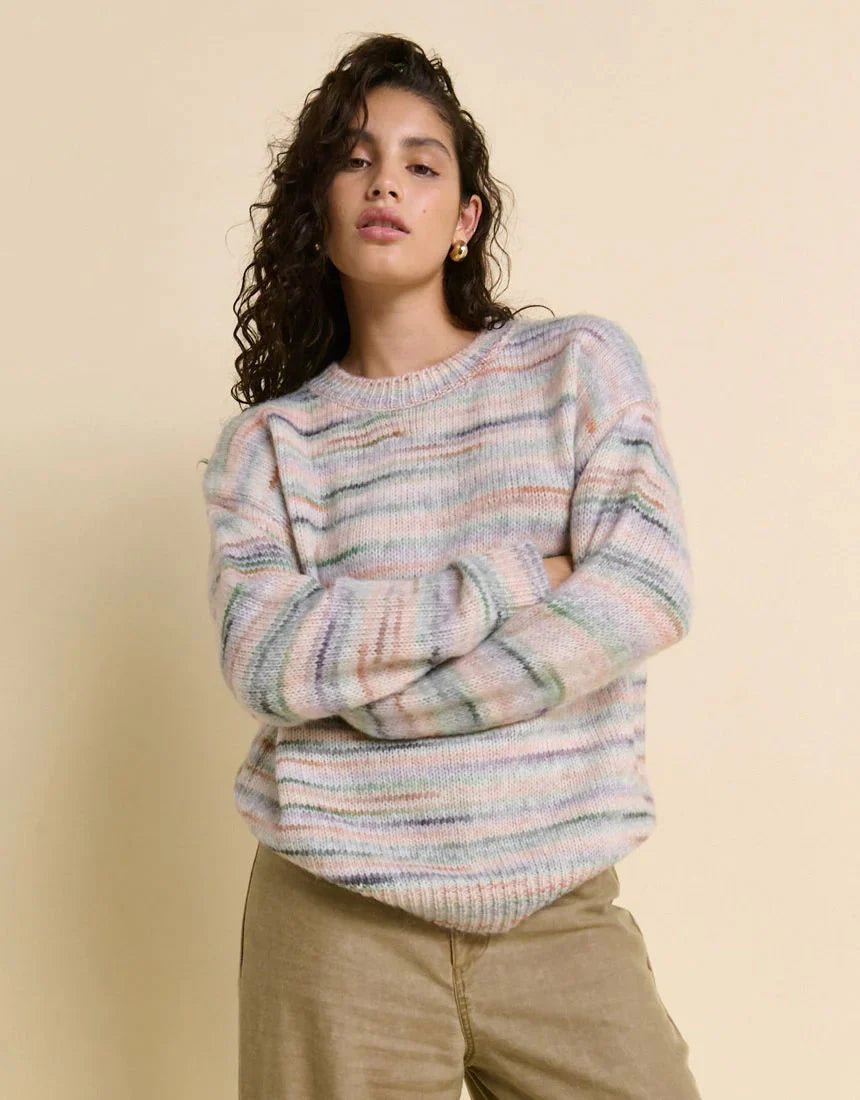 Buy Little Lies - Rita Rainbow Sweater by Little Lies - at Hamish + Grace