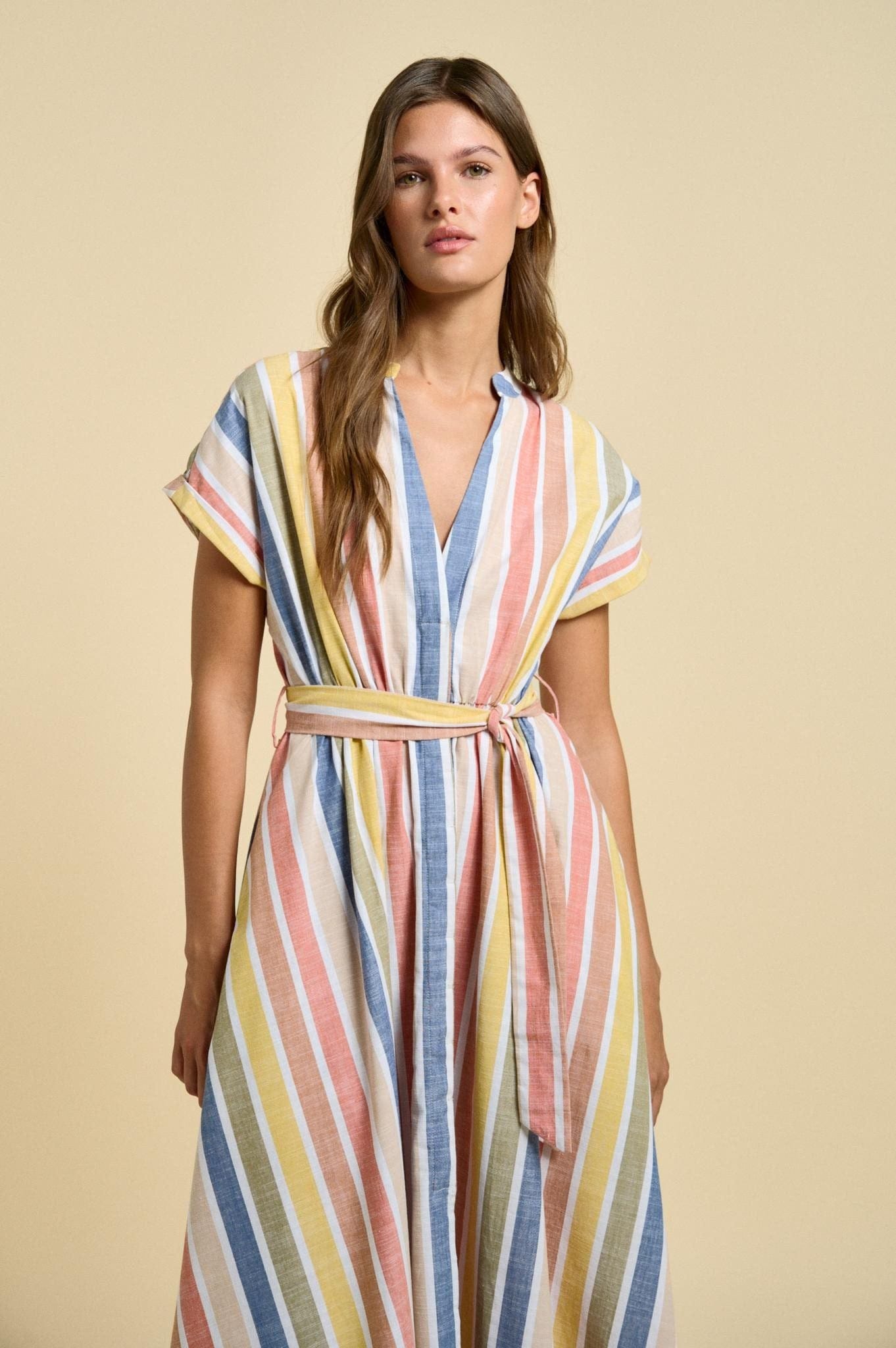 Buy Little Lies Sofie Dress – Stripe by Little Lies - at Hamish + Grace