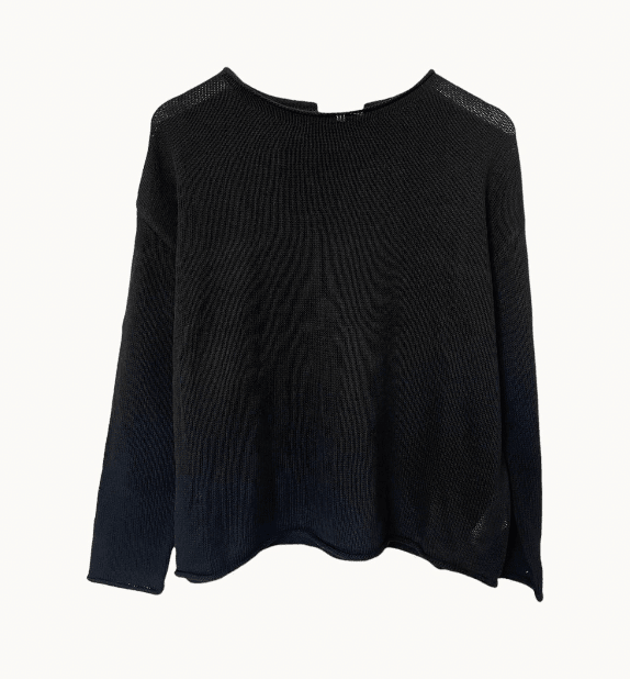 Buy Little Lies - Spring Knit Top - Black by Little Lies - at Hamish + Grace