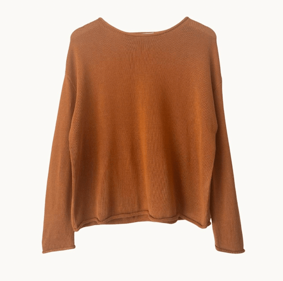 Buy Little Lies - Spring Knit Top - Terracotta by Little Lies - at Hamish + Grace
