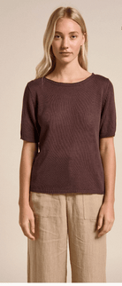 Buy Little Lies Spring Tee – Chocolate by Little Lies - at Hamish + Grace