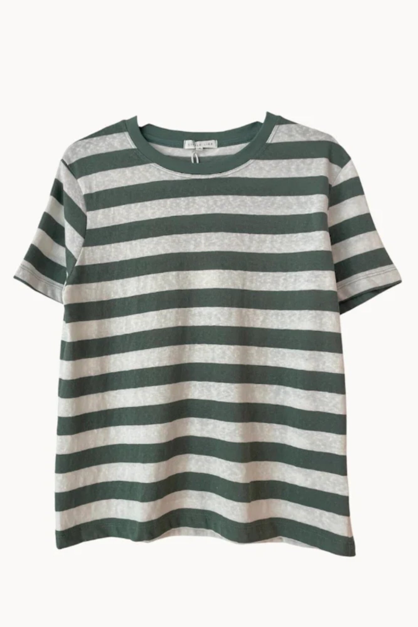Buy LITTLE LIES - Tilly Tee - Khaki White by Little Lies - at Hamish + Grace
