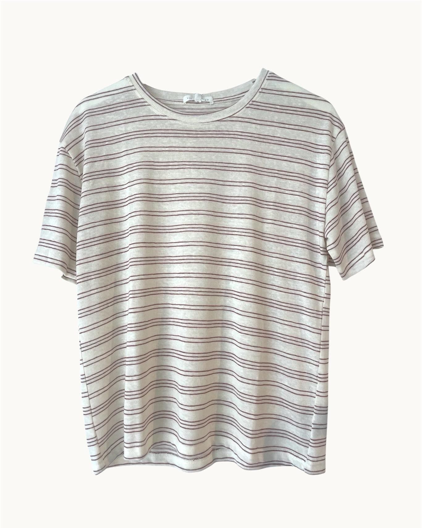 Buy Little Lies - Willow Tee - Red Stripe by Little Lies - at Hamish + Grace