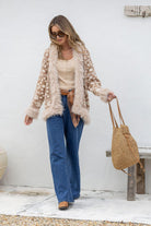 Buy Lombard Fur Trim Jacket - Soft Tan by Hamish + Grace - at Hamish + Grace