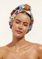 Buy Louvelle - RIVA Hair Towel Wrap in Jungle Animal by Louvelle - at Hamish + Grace