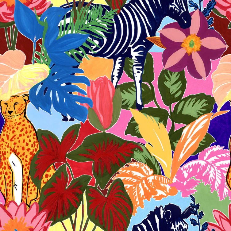 Buy Louvelle - RIVA Hair Towel Wrap in Jungle Animal by Louvelle - at Hamish + Grace