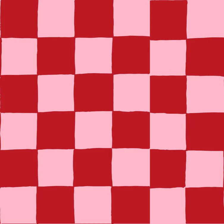Buy Louvelle Wear - Amelie Shower Cap - Pink Red Check by Louvelle - at Hamish + Grace
