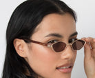 Buy Lu Goldie - Farrah Chestnut Sunglasses by Lu Goldie - at Hamish & Grace