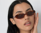 Buy Lu Goldie - Lola Coffee Sunglasses by Lu Goldie - at Hamish & Grace