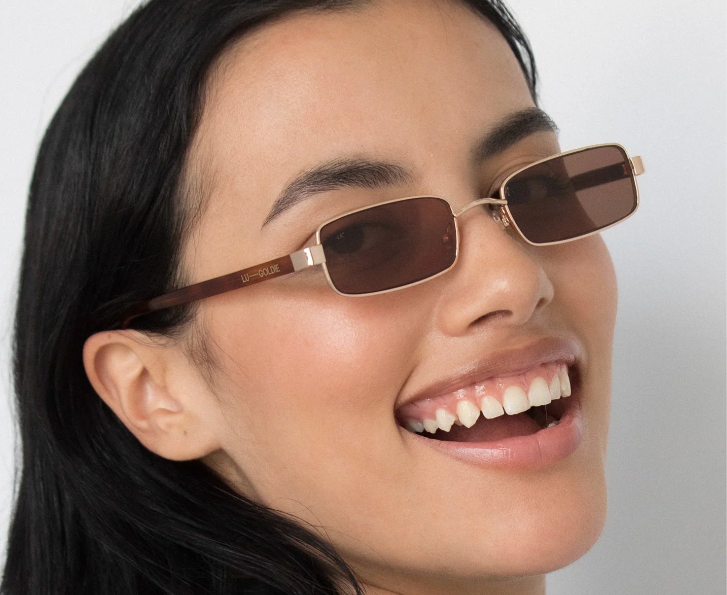 Buy Lu Goldie - Nina Chestnut Sunglasses by Lu Goldie - at Hamish & Grace