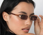 Buy Lu Goldie - Nina Chestnut Sunglasses by Lu Goldie - at Hamish & Grace