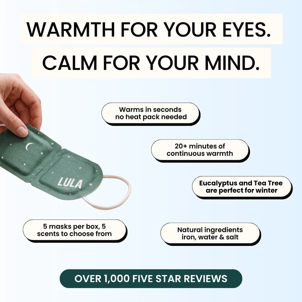 Buy LULA - Eucalyptus SELF-WARMING EYE MASK (5 MASKS) by LULA - at Hamish + Grace