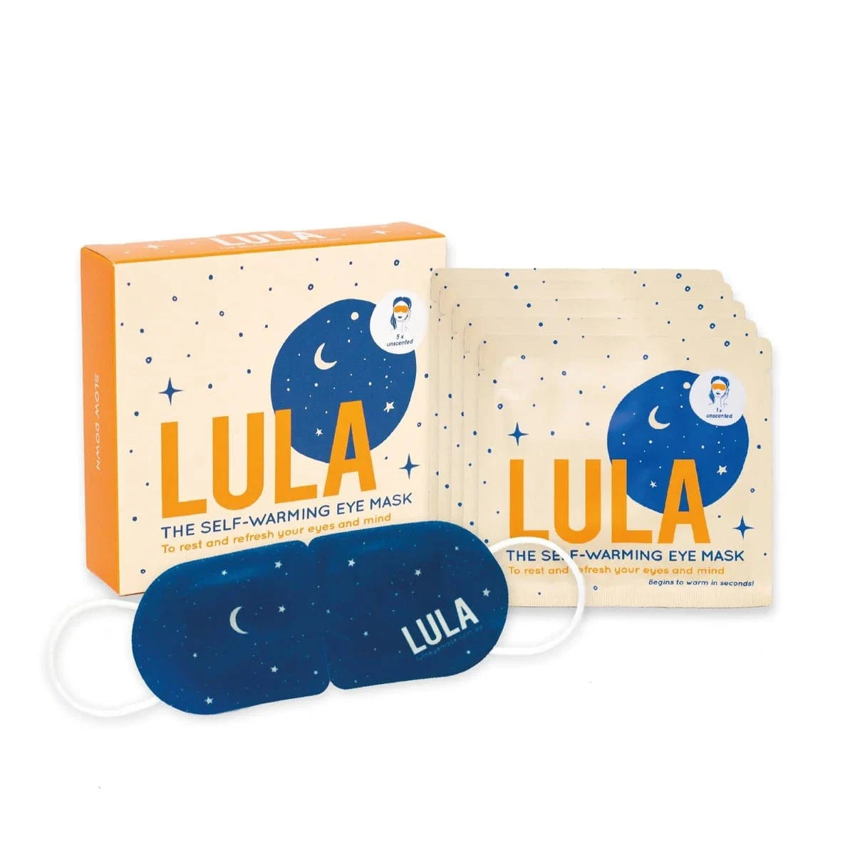 LULA Lifestyle LULA - LAVENDER SELF-WARMING EYE MASK (5 MASKS) (Copy)