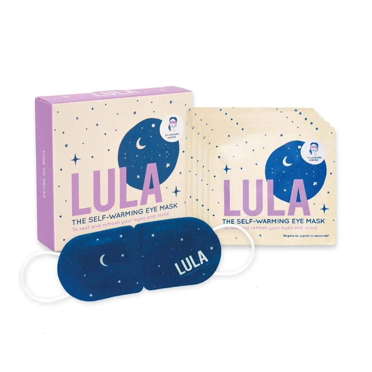 LULA Lifestyle LULA - LAVENDER SELF-WARMING EYE MASK (5 MASKS)