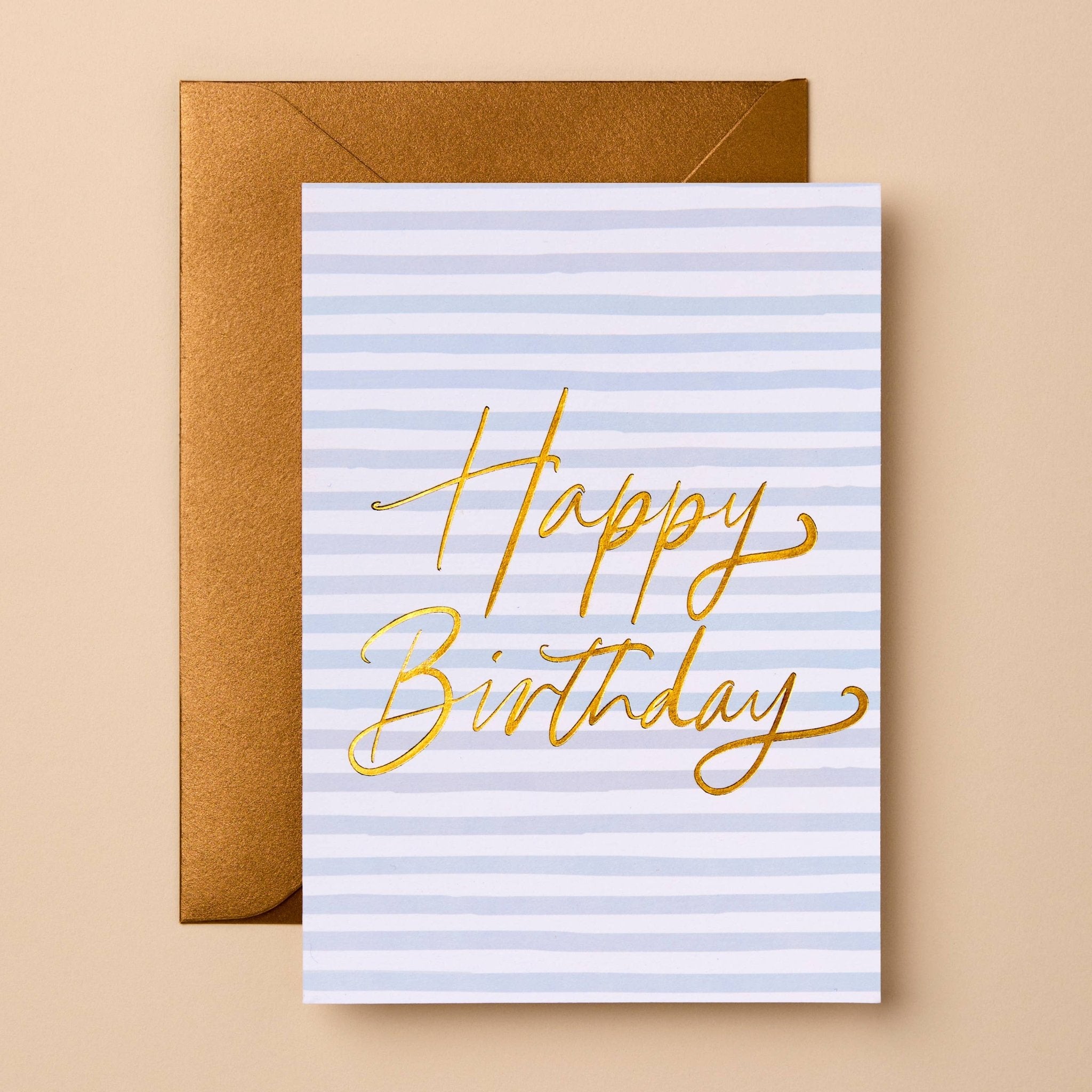 Buy Luxury Birthday Card | Hand-Lettered Gold Foil Finish by Gabrielle & Celine Greeting Cards Australia - at Hamish + Grace